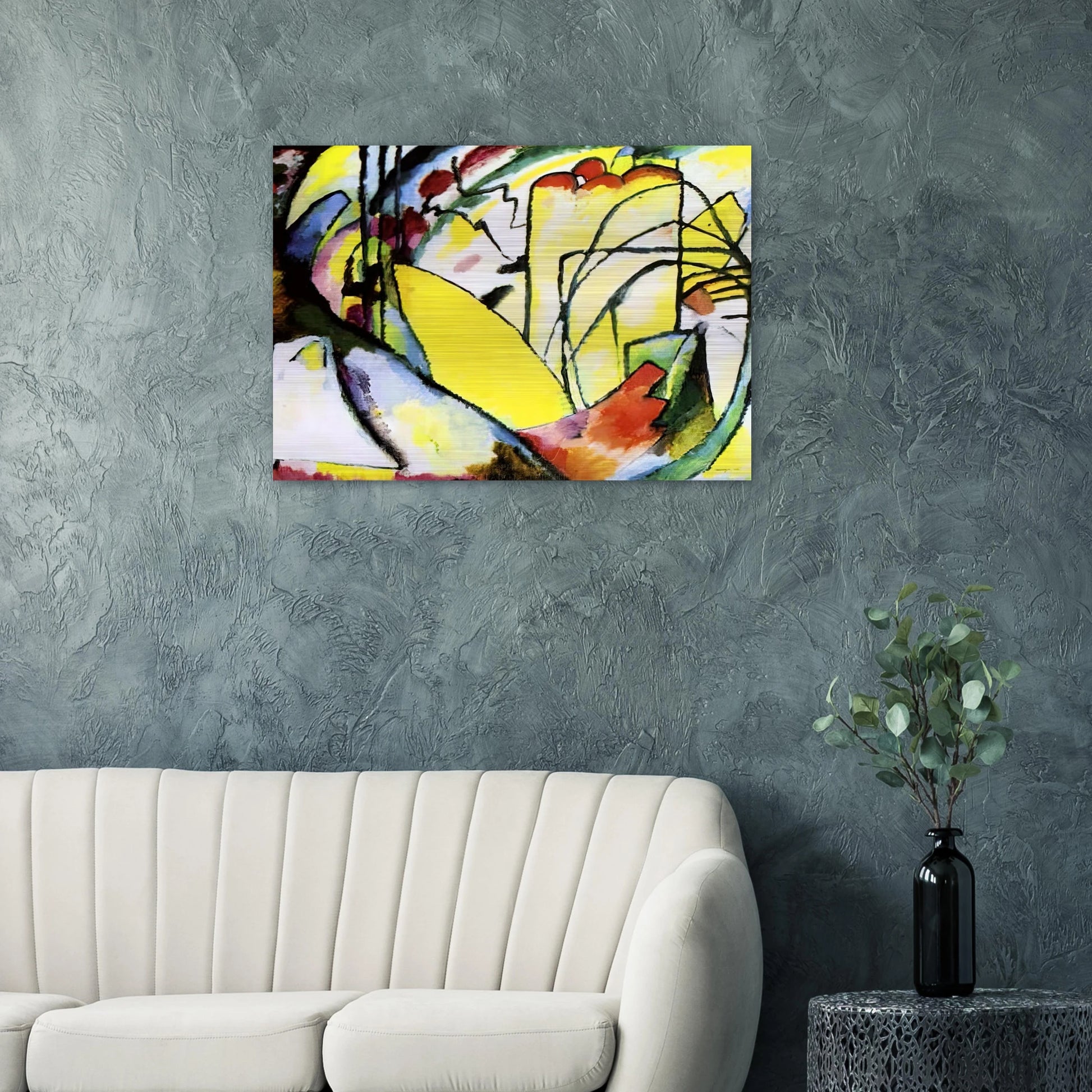 IMPROVISATION 10 1910 - Wassily Kandinsky Brushed Aluminum Print - 70x100 cm / 28x40 inches | Wassily Kandinsky Aluminum Print | Wassily Kandinsky Prints