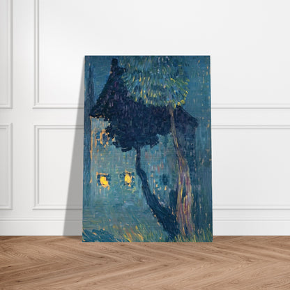 COTTAGE IN THE WOODS 1903 - Alexej von Jawlensky Brushed Aluminum Print - 70x100 cm / 28x40 inches | Alexej von Jawlensky Aluminum Print | Alexej von Jawlensky Prints