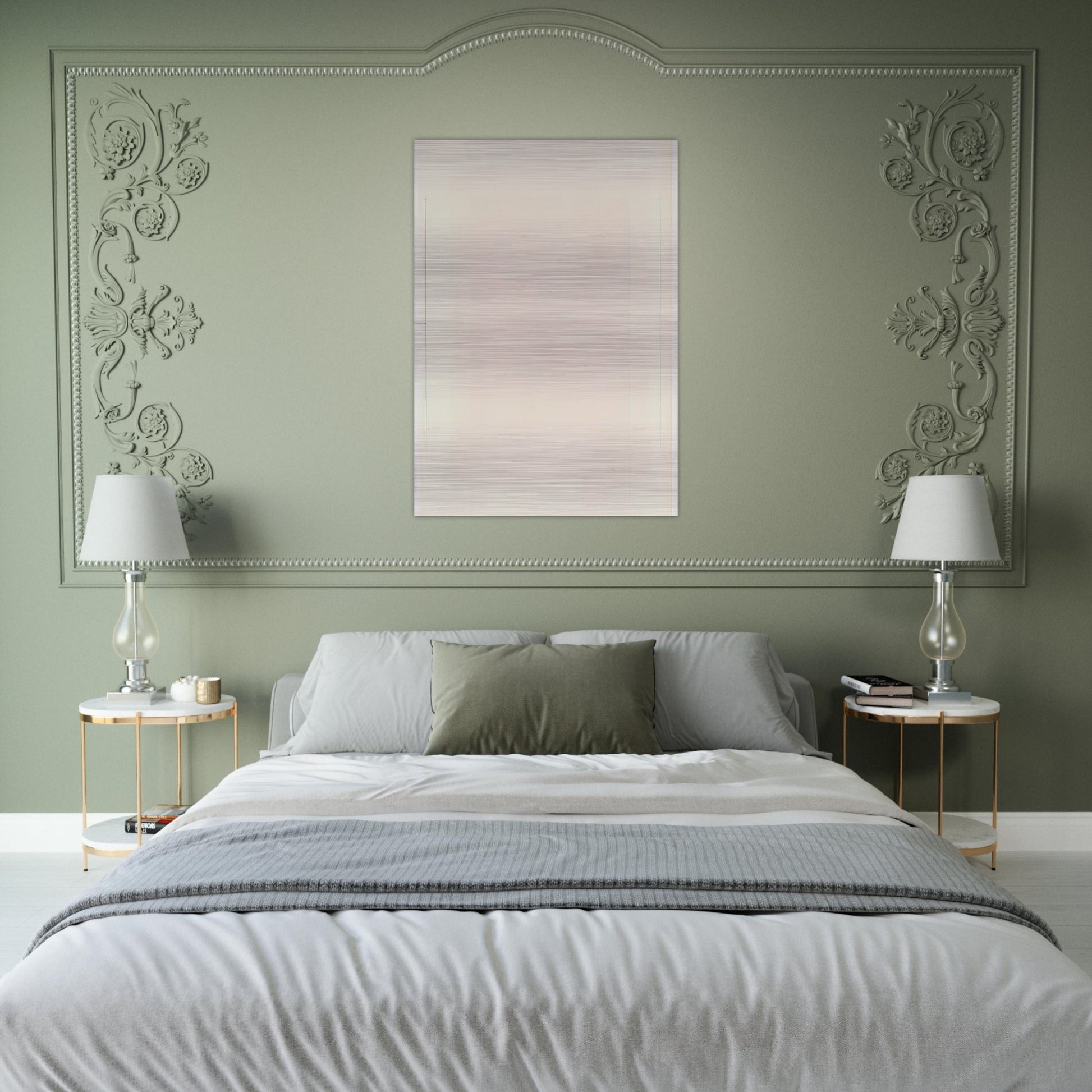 Red Bird - Agnes Martin Brushed Aluminum Print - 70x100 cm / 28x40 inches | Agnes Martin Aluminum Print | Agnes Martin Prints