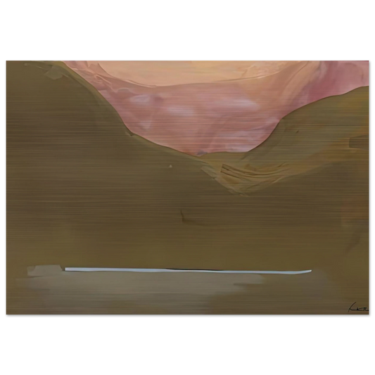Burnt Norton, 1972- - Helen Frankenthaler Brushed Aluminum Print - 70x100 cm / 28x40 inches | Helen Frankenthaler Aluminum Print | Helen Frankenthaler Prints