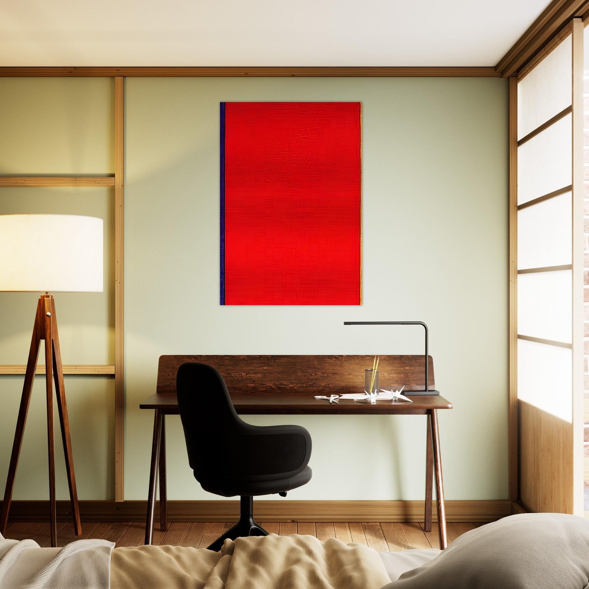 Who's Afraid of Red, Yellow, and Blue I - Barnett Newman Brushed Aluminum Print - 70x100 cm / 28x40 inches | Barnett Newman Aluminum Print | Barnett Newman Prints