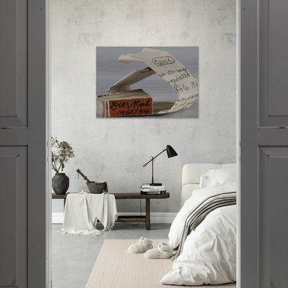 Quick - 1965 - Dieter Roth Brushed Aluminum Print - 70x100 cm / 28x40 inches | Dieter Roth Aluminum Print | Dieter Roth Prints