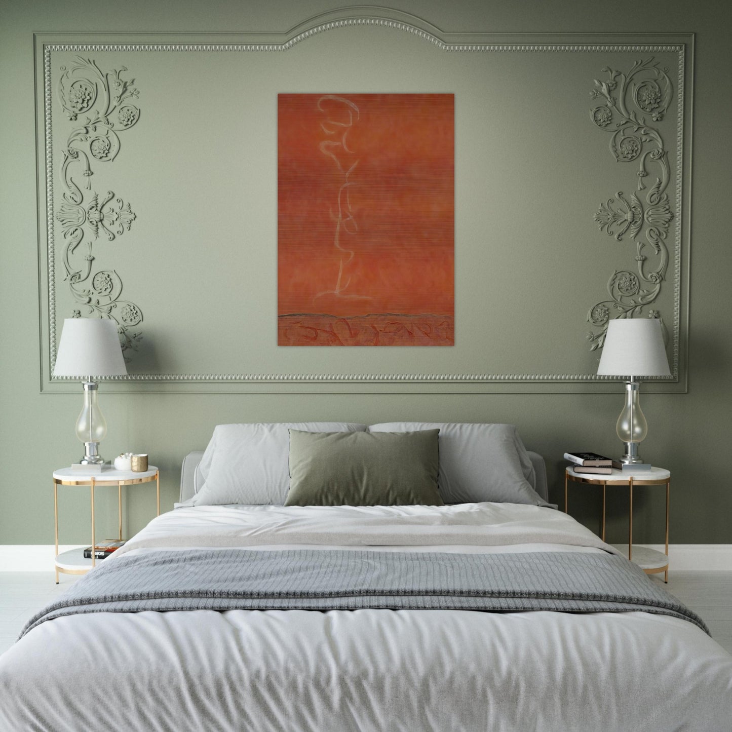 Infinity Field, T Series #34 - 1990 - Theodoros Stamos Brushed Aluminum Print - 70x100 cm / 28x40 inches | Theodoros Stamos Aluminum Print | Theodoros Stamos Prints