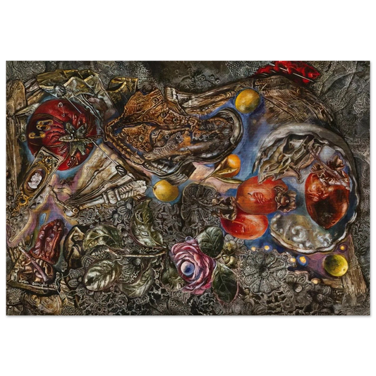 4531 728230 - Ivan Albright Brushed Aluminum Print - 70x100 cm / 28x40 inches | Ivan Albright Aluminum Print | Ivan Albright Prints