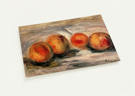 Peaches By Pierre-Auguste Renoir Pack of 10 Post Cards | Pierre-Auguste Renoir Post Cards | A6 (10.5 x 14.8 cm) - 4.1 x 5.8 inches