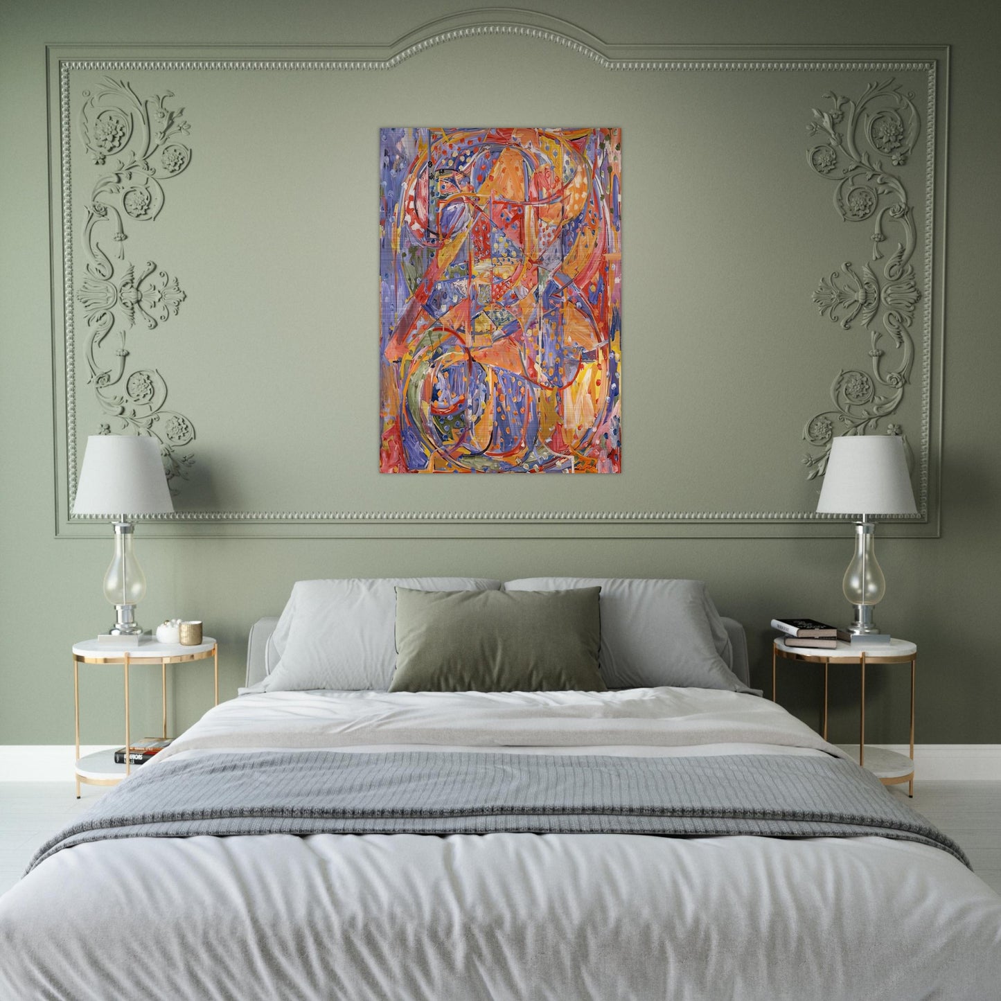 0 THROUGH 9 - Jasper Johns Brushed Aluminum Print - 70x100 cm / 28x40 inches | Jasper Johns Aluminum Print | Jasper Johns Prints