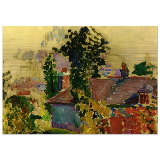 LANDSCAPE 1904 - Henri Matisse Brushed Aluminum Print - 70x100 cm / 28x40 inches | Henri Matisse Aluminum Print | Henri Matisse Prints