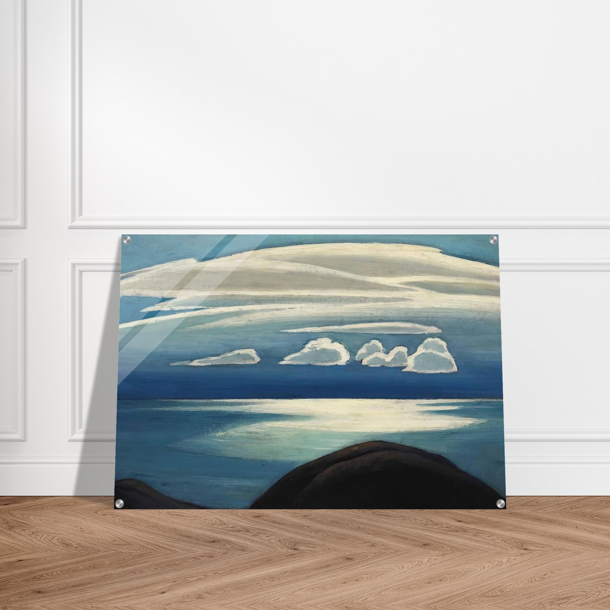 Lake Superior - 1928 - Lawren Harris Acrylic Print - 70x100 cm / 28x40″ inches | Lawren Harris Wall Art | Lawren Harris Prints