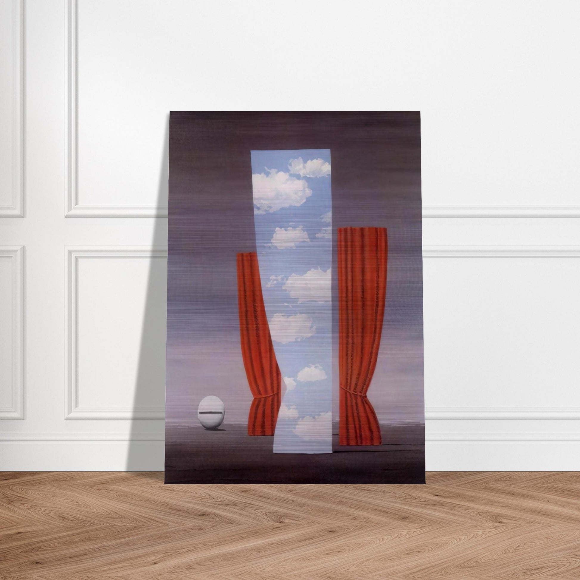 GIOCONDA 1964 - Rene Magritte Brushed Aluminum Print - 70x100 cm / 28x40 inches | Rene Magritte Aluminum Print | Rene Magritte Prints