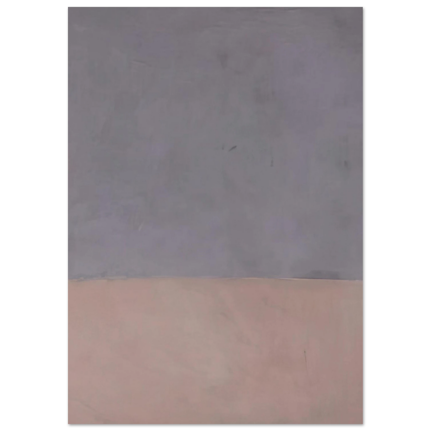Mark Rothko - Untitled Gray and Mauve - 1969 Wall Art - 30x40 cm / 12x16 inches - Premium Wooden Framed Poster With Fine Art Paper-canvas - White frame