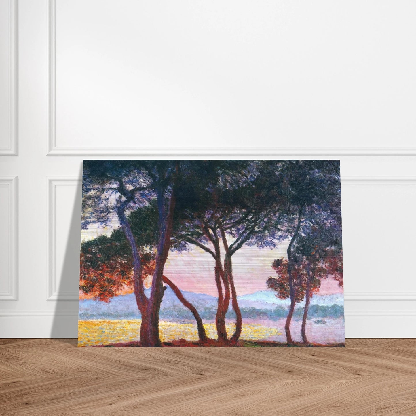 Juan-les-Pins - claude monet Brushed Aluminum Print - 70x100 cm / 28x40 inches | claude monet Aluminum Print | claude monet Prints