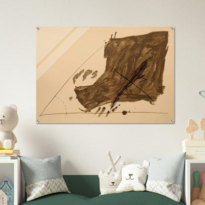ANGLE ET TACHES 1968 - Antoni Tapies Acrylic Print - 70x100 cm / 28x40″ inches | Antoni Tapies Wall Art | Antoni Tapies Prints
