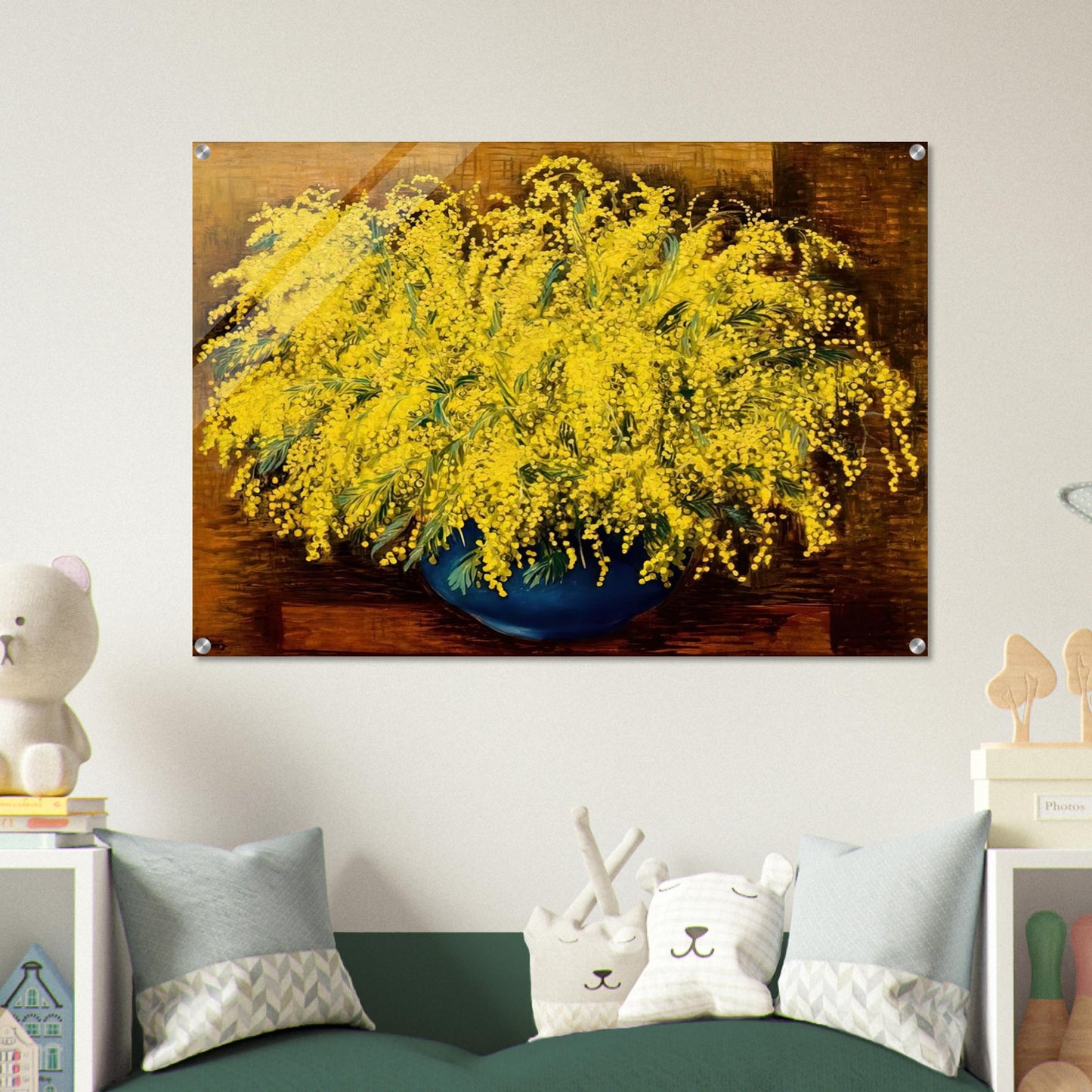 MIMOSAS 1939 - Moise Kisling Acrylic Print - 70x100 cm / 28x40″ inches | Moise Kisling Wall Art | Moise Kisling Prints