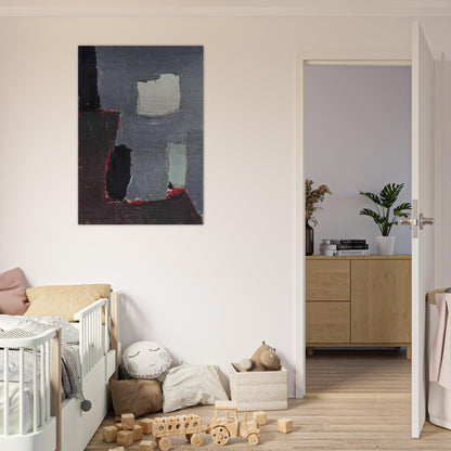 Composition - 1950 - Nicolas de Stael Brushed Aluminum Print - 70x100 cm / 28x40 inches | Nicolas de Stael Aluminum Print | Nicolas de Stael Prints