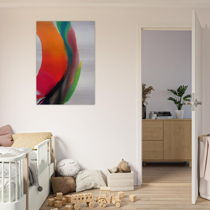 Phenomena Montezuma s Band - Paul Jenkins Brushed Aluminum Print - 70x100 cm / 28x40 inches | Paul Jenkins Aluminum Print | Paul Jenkins Prints