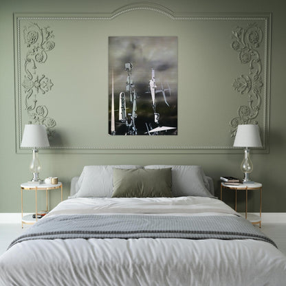 Phantoms - Yves Tanguy Brushed Aluminum Print - 70x100 cm / 28x40 inches | Yves Tanguy Aluminum Print | Yves Tanguy Prints