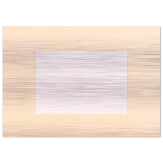 Untitled From Six Aquatints - Robert Ryman Brushed Aluminum Print - 70x100 cm / 28x40 inches | Robert Ryman Aluminum Print | Robert Ryman Prints