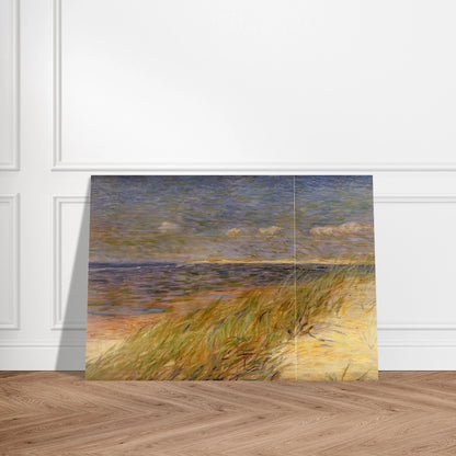 THE DUNES ZWIN KNOKKE 1887 - Theo van Rysselberghe Brushed Aluminum Print - 70x100 cm / 28x40 inches | Theo van Rysselberghe Aluminum Print | Theo van Rysselberghe Prints