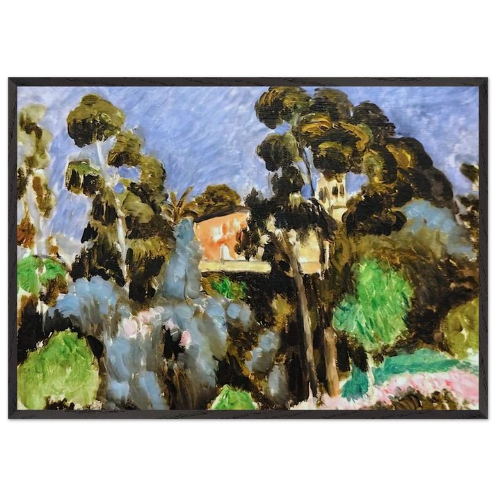 EUCALYPTUS MONT ALBAN 1918 - Henri Matisse 70x100 cm / 28x40 inches Framed Art Print – Black Wooden Frame