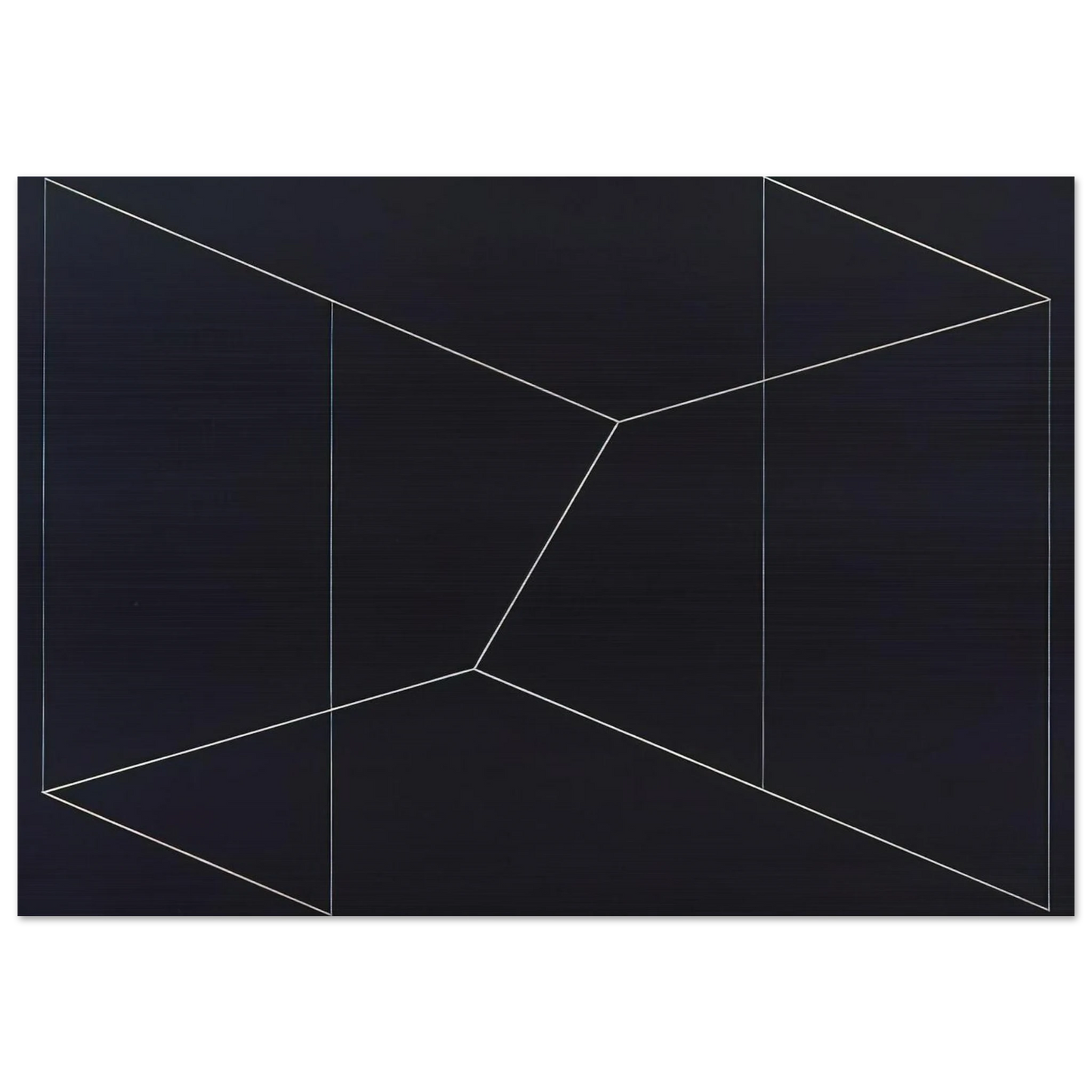STRUCTURAL CONSTELLATION TO FERDINAND HODLER 1954 - Josef Albers Brushed Aluminum Print - 70x100 cm / 28x40 inches | Josef Albers Aluminum Print | Josef Albers Prints