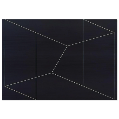 STRUCTURAL CONSTELLATION TO FERDINAND HODLER 1954 - Josef Albers Brushed Aluminum Print - 70x100 cm / 28x40 inches | Josef Albers Aluminum Print | Josef Albers Prints