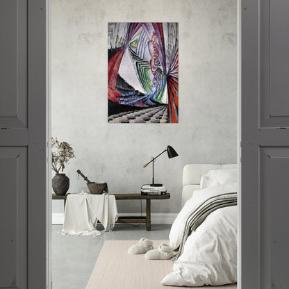 Positioning of Mobile Graphic Elements - Frantisek Kupka Brushed Aluminum Print - 70x100 cm / 28x40 inches | Frantisek Kupka Aluminum Print | Frantisek Kupka Prints
