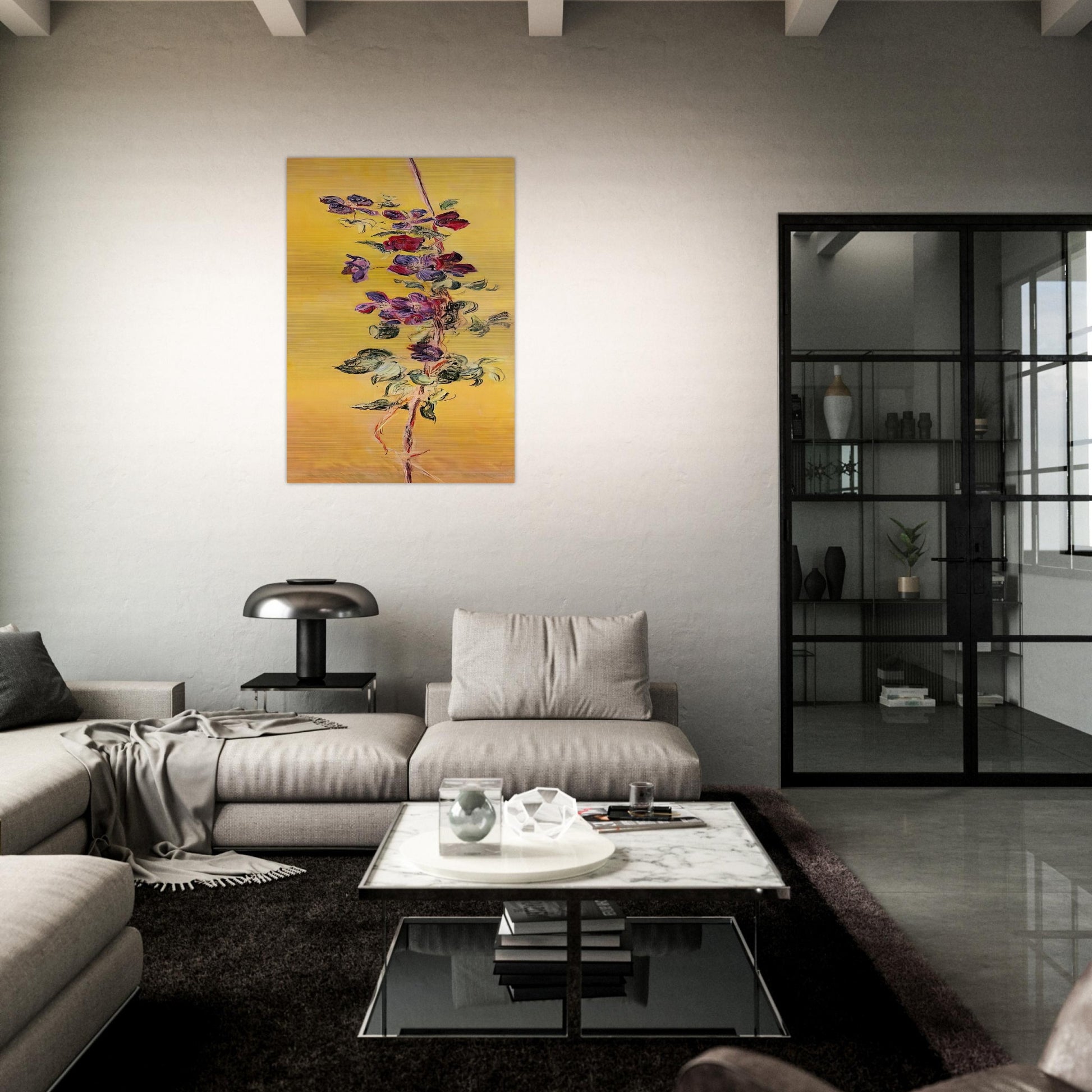 Cobeas - claude monet Brushed Aluminum Print - 70x100 cm / 28x40 inches | claude monet Aluminum Print | claude monet Prints