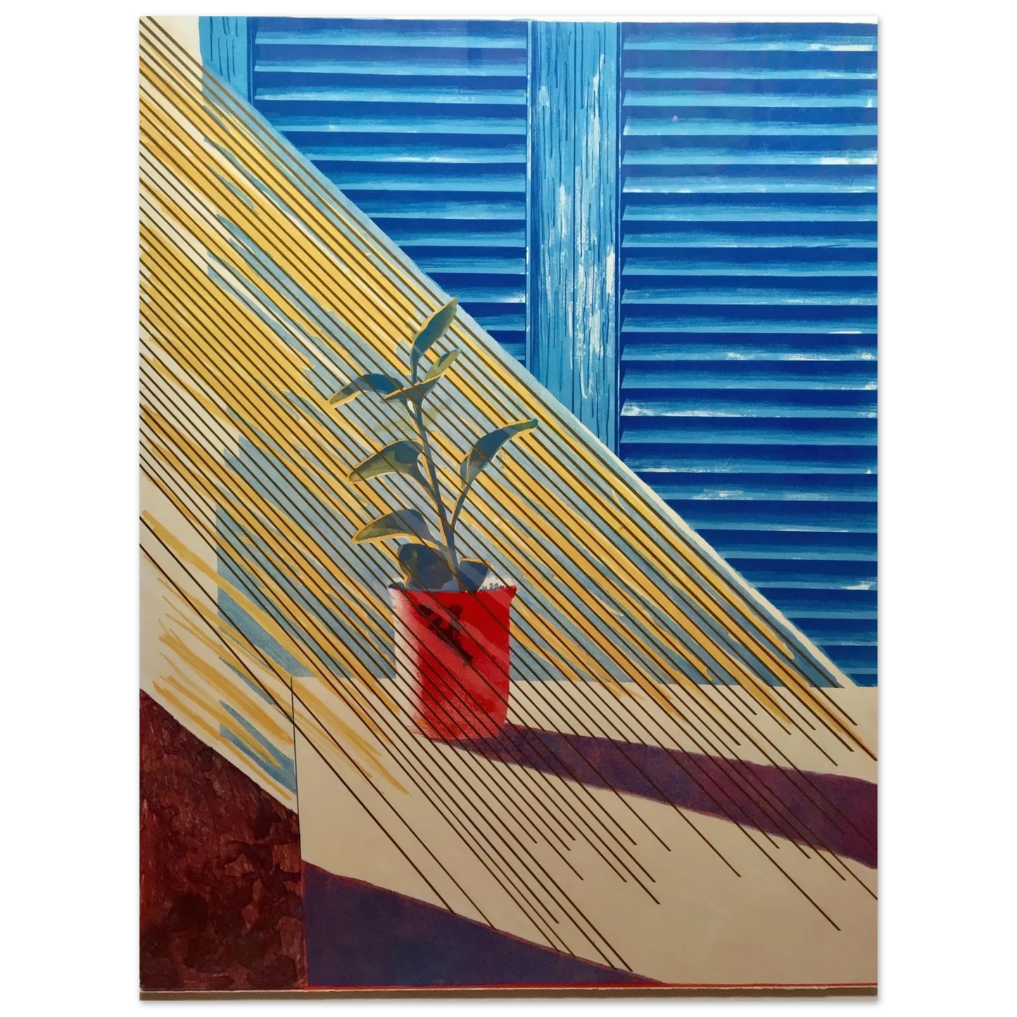 David Hockney - David Hockney Wall art - A1 (59.4 x 84.1  cm) - Fine Art Poster - -
