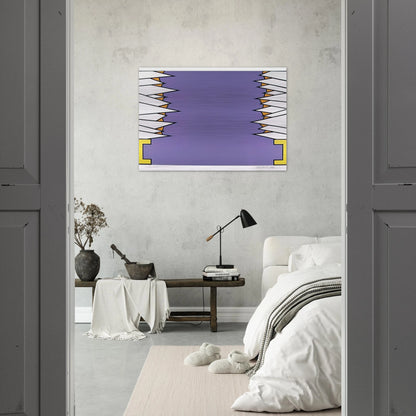 Over the Rainbow - 1978 - Nicholas Krushenick Brushed Aluminum Print - 70x100 cm / 28x40 inches | Nicholas Krushenick Aluminum Print | Nicholas Krushenick Prints