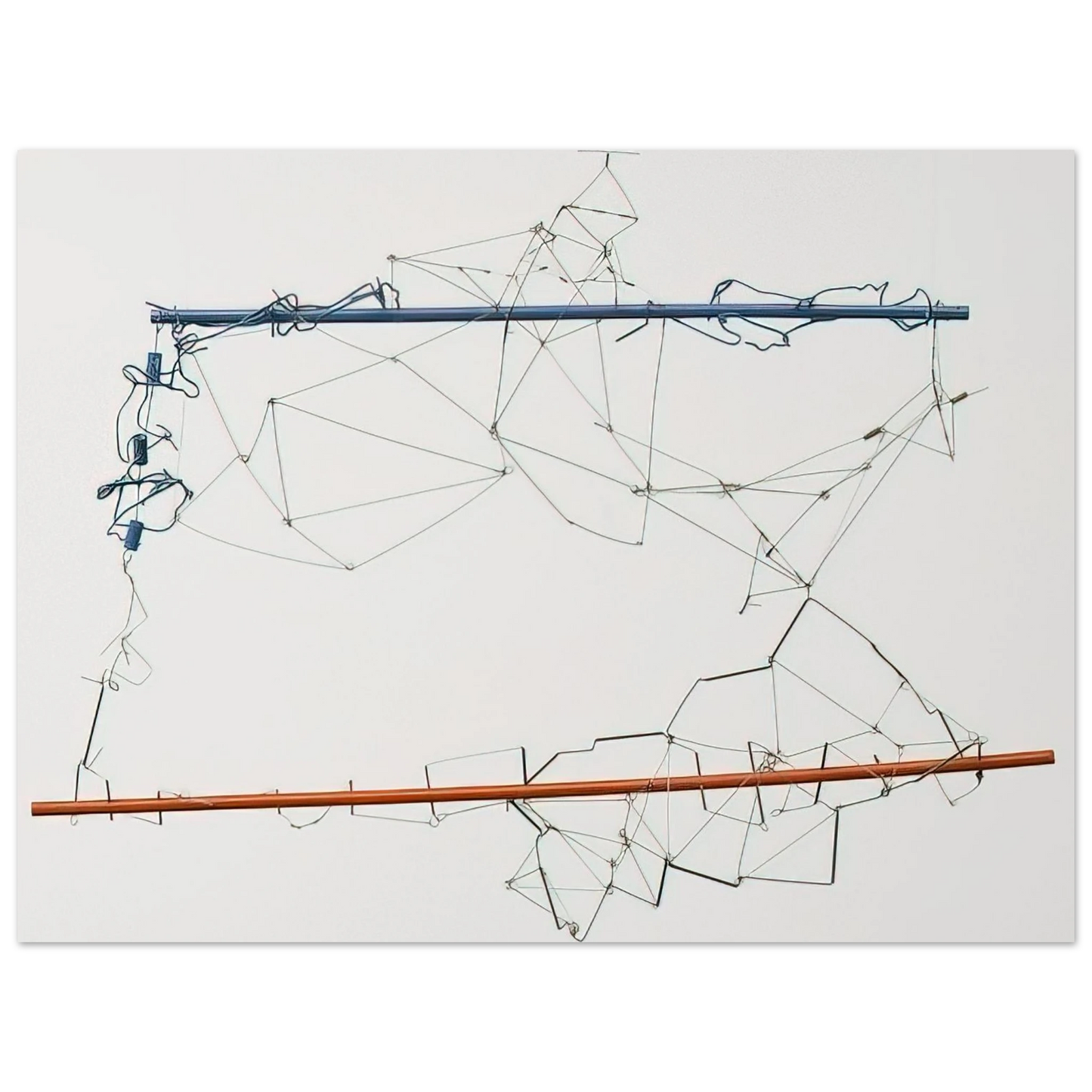 Gego - Drawing without Paper 8425 and 8426 - 1984  75x100 cm / 30x40inches Fine Art Poster