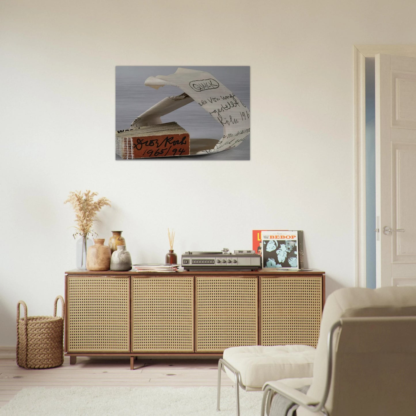 Quick - 1965 - Dieter Roth Brushed Aluminum Print - 70x100 cm / 28x40 inches | Dieter Roth Aluminum Print | Dieter Roth Prints