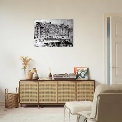 Untitled - 1926 - Konrad Zuse Brushed Aluminum Print - 70x100 cm / 28x40 inches | Konrad Zuse Aluminum Print | Konrad Zuse Prints
