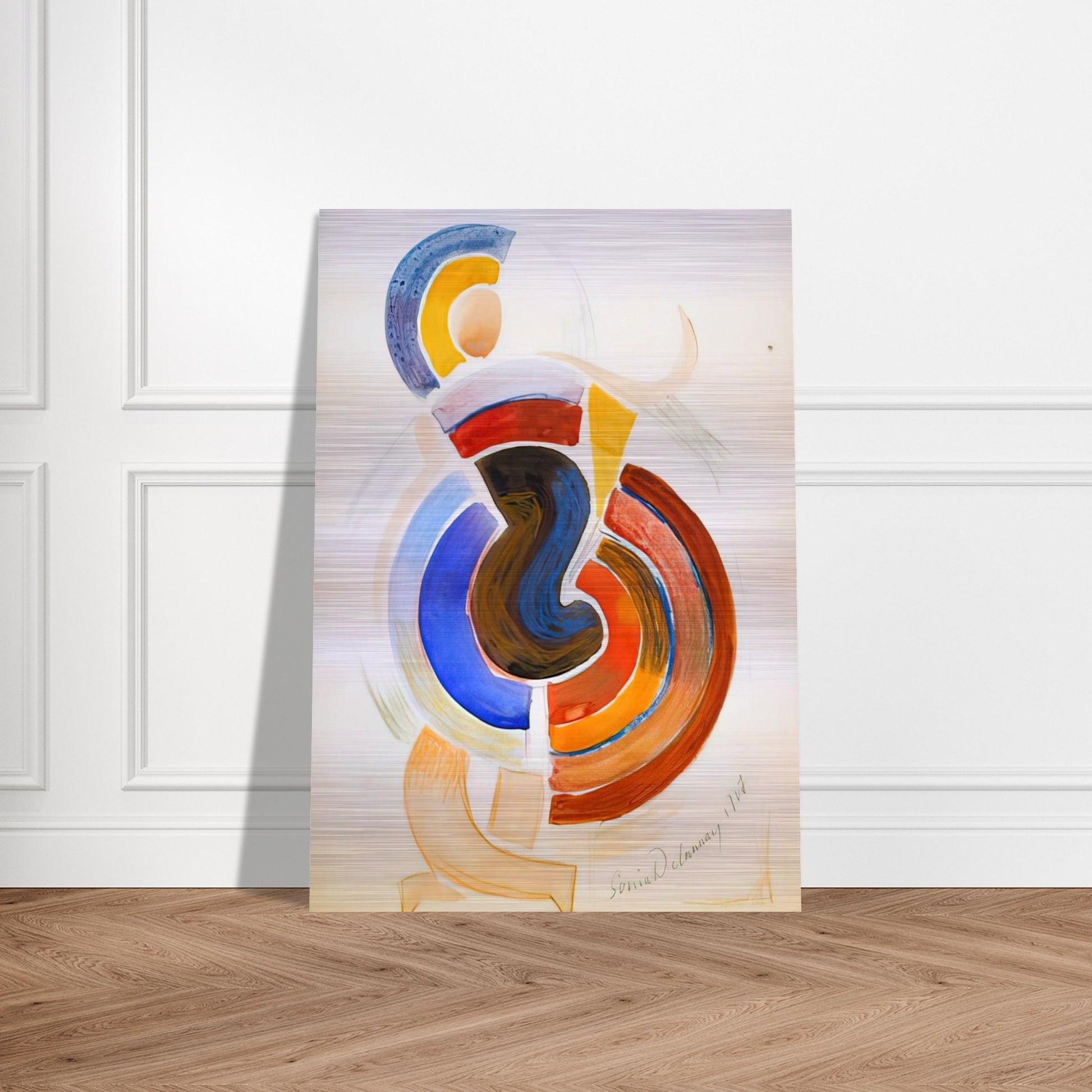 UTITLED - Sonia Delaunay Brushed Aluminum Print - 70x100 cm / 28x40 inches | Sonia Delaunay Aluminum Print | Sonia Delaunay Prints