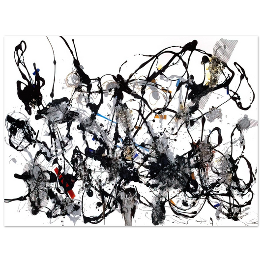 Jackson Pollock - NUMBER 29 1950  75x100 cm / 30x40inches Fine Art Poster