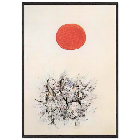 Brink - 1959 - Adolph Gottlieb 70x100 cm / 28x40 inches Framed Art Print – Black Wooden Frame