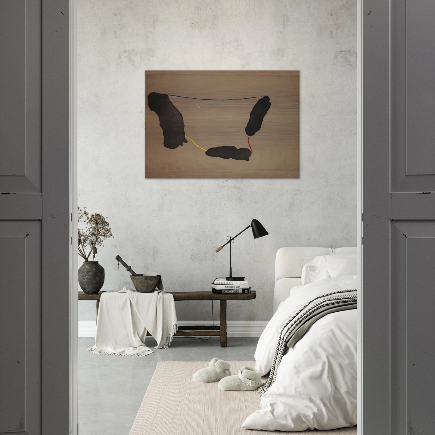Connected By Joy - 1973 - Helen Frankenthaler Brushed Aluminum Print - 70x100 cm / 28x40 inches | Helen Frankenthaler Aluminum Print | Helen Frankenthaler Prints