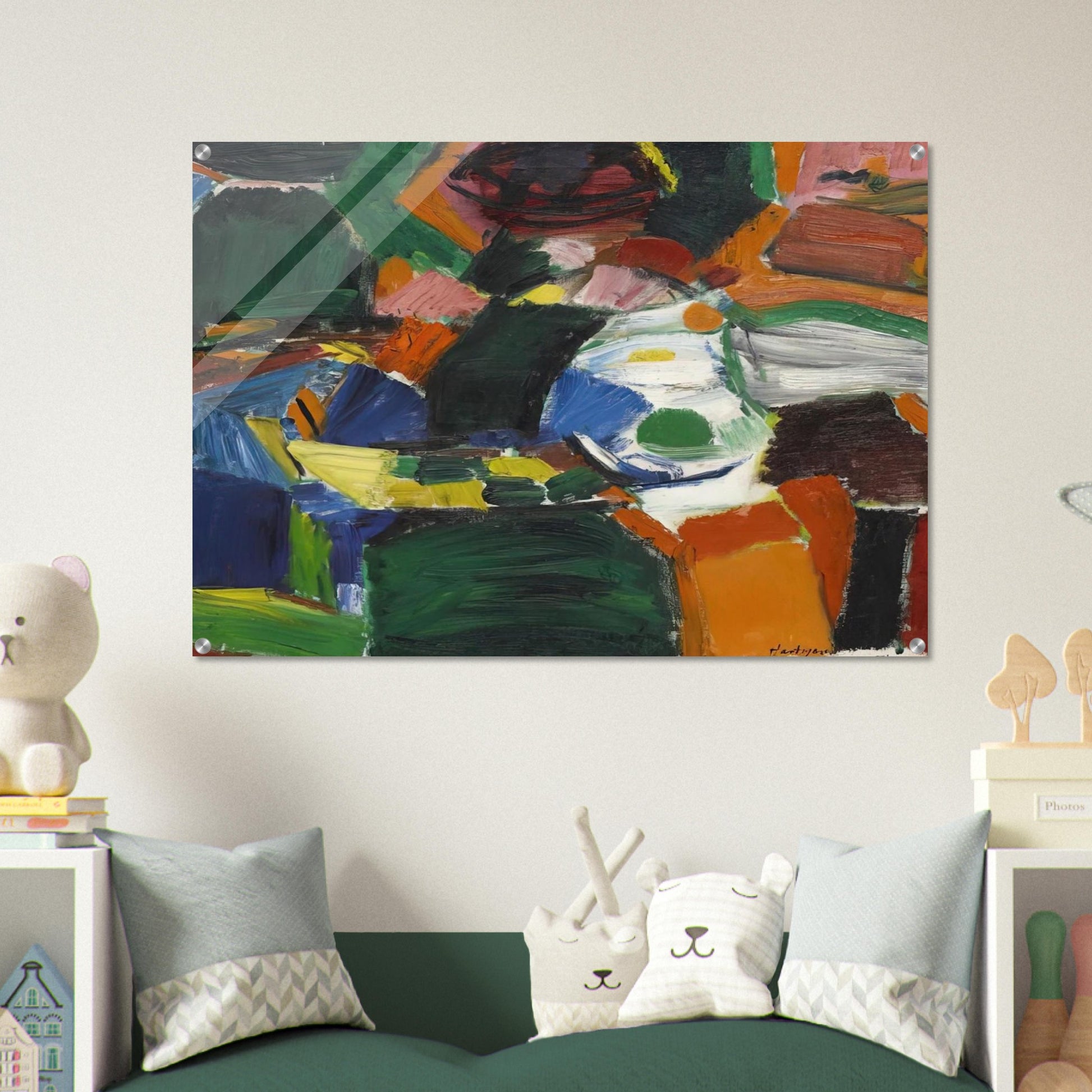 Orchard Street #2 - Grace Hartigan Acrylic Print - 70x100 cm / 28x40″ inches