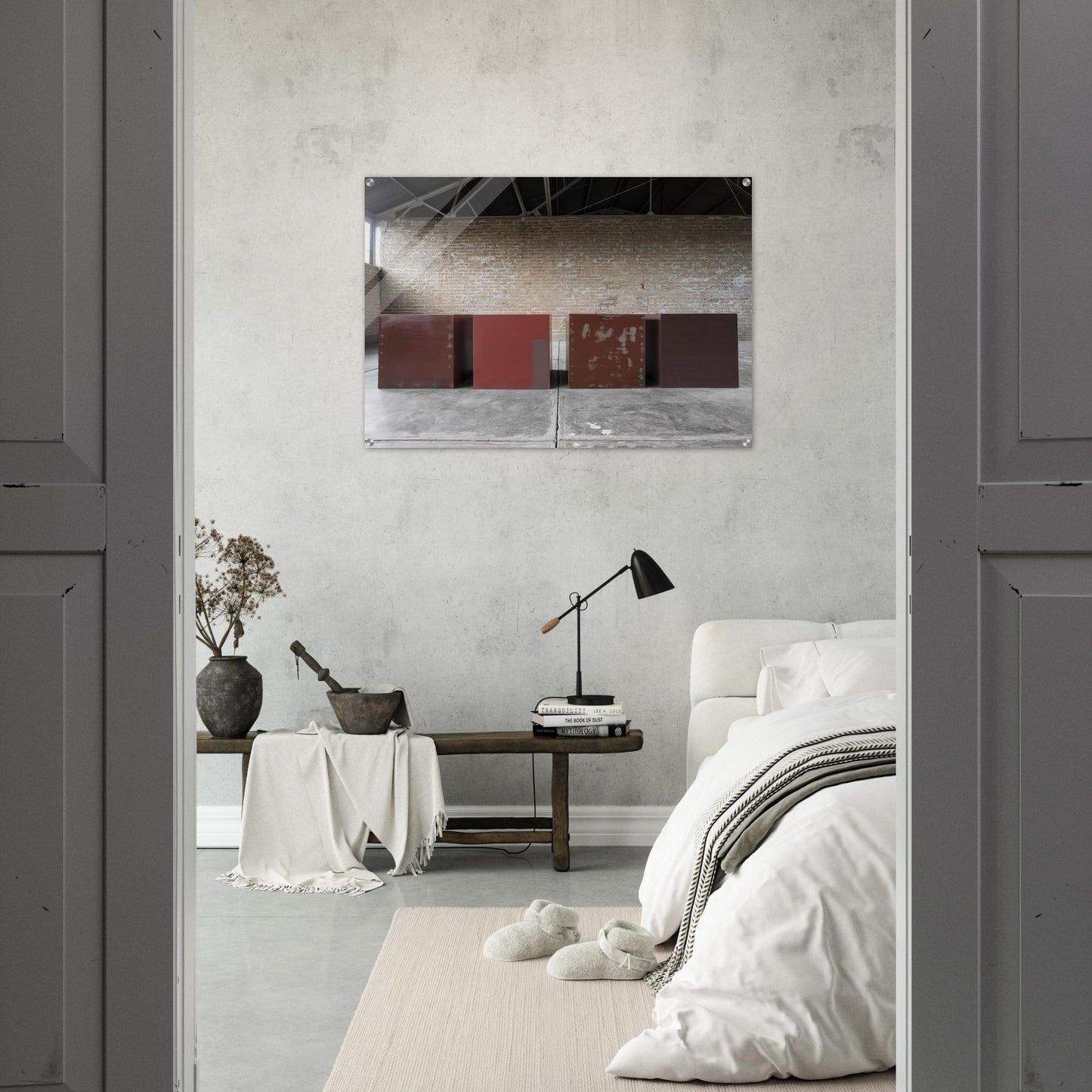Untitled Repair Tests - 1966 - Donald Judd Acrylic Print - 70x100 cm / 28x40″ inches