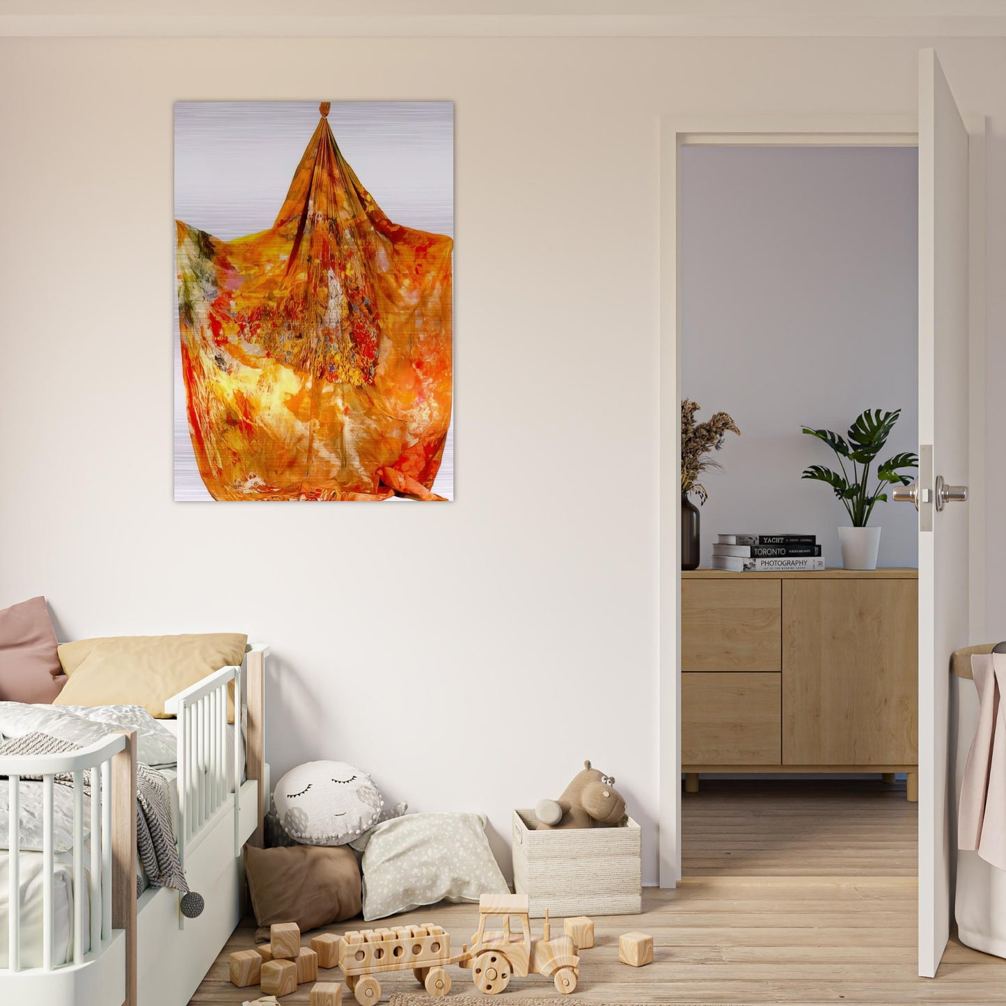 Mars at Angles - Sam Gilliam Brushed Aluminum Print - 70x100 cm / 28x40 inches | Sam Gilliam Aluminum Print | Sam Gilliam Prints