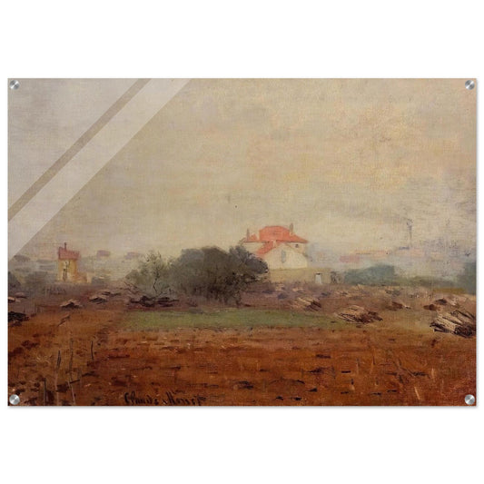 Fog - claude monet Acrylic Print - 70x100 cm / 28x40″ inches | claude monet Wall Art | claude monet Prints