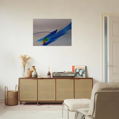 Phenomena Calling - 1969 - Paul Jenkins Brushed Aluminum Print - 70x100 cm / 28x40 inches | Paul Jenkins Aluminum Print | Paul Jenkins Prints