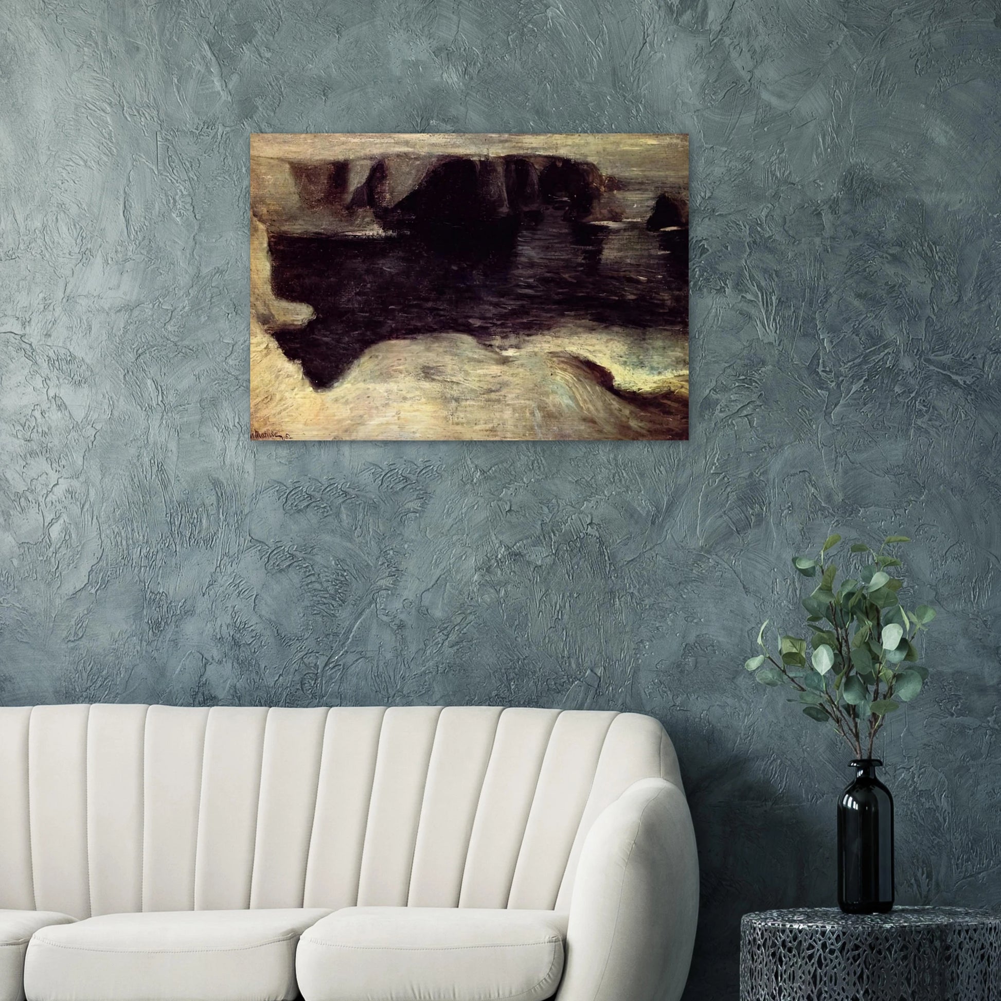SEASCAPE AT GOULPHAR 1896 - Henri Matisse Brushed Aluminum Print - 70x100 cm / 28x40 inches | Henri Matisse Aluminum Print | Henri Matisse Prints