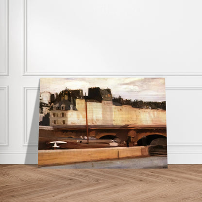 Écluse de la Monnaie - Edward Hopper Brushed Aluminum Print - 70x100 cm / 28x40 inches | Edward Hopper Aluminum Print | Edward Hopper Prints