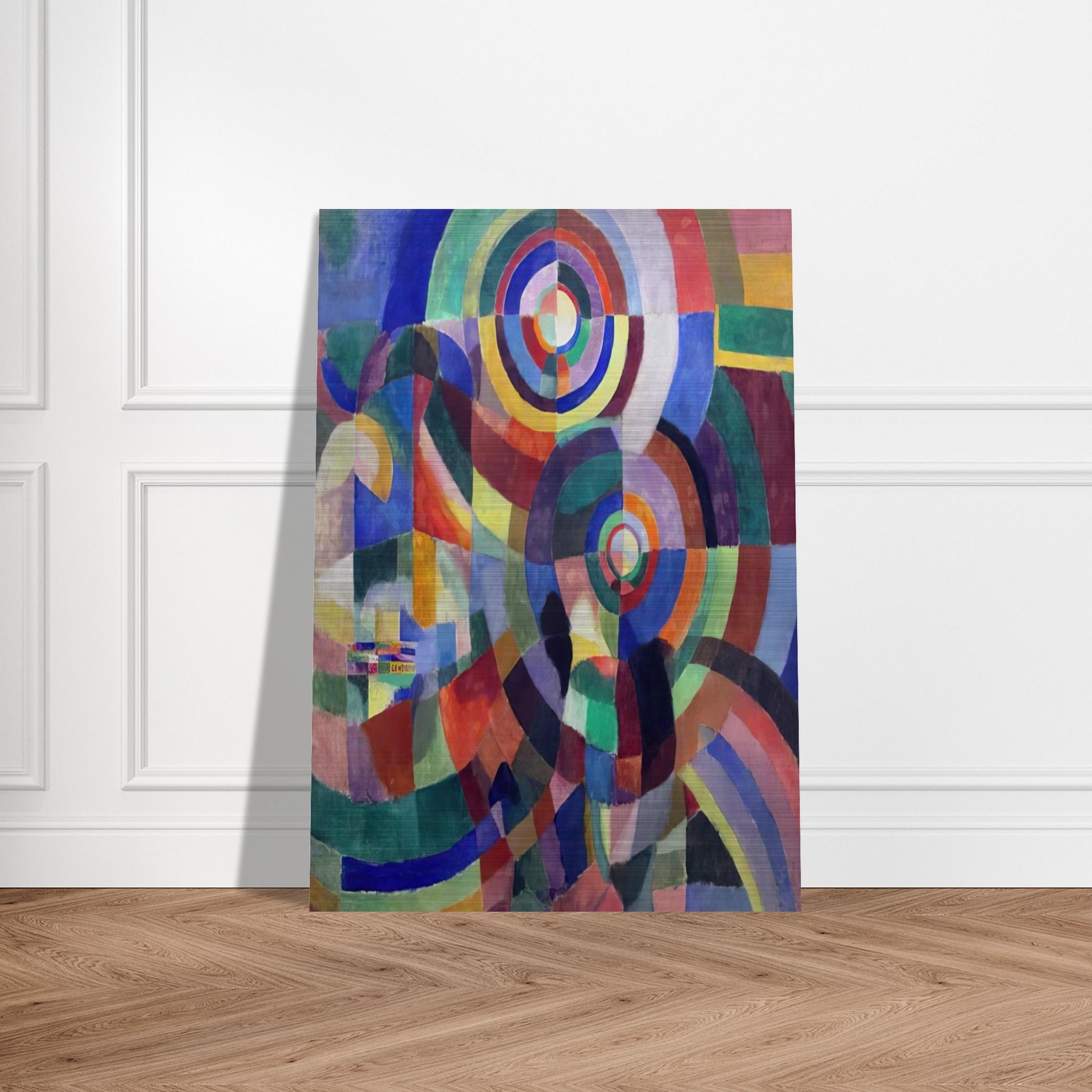 ELECTRIC PRISMS 1 - Sonia Delaunay Brushed Aluminum Print - 70x100 cm / 28x40 inches | Sonia Delaunay Aluminum Print | Sonia Delaunay Prints