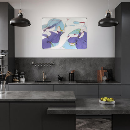 Claudia - 1975 - Norman Bluhm Acrylic Print - 70x100 cm / 28x40″ inches