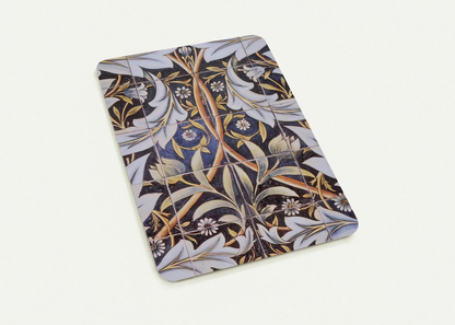 PANEL OF CERAMIC TILES DESIGNED BY MORRIS AND PRODUCED BY WILLIAM DE MORGAN 1876 By William Morris Pack of 10 Post Cards | William Morris Post Cards | A6 (10.5 x 14.8 cm) - 4.1 x 5.8 inches