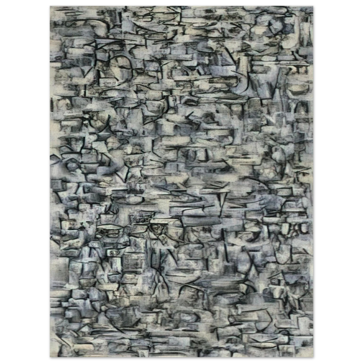 Ad Reinhardt - Number 22 - 1949  75x100 cm / 30x40inches Fine Art Poster