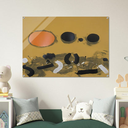 Orange Oval - 1972 - Adolph Gottlieb Acrylic Print - 70x100 cm / 28x40″ inches