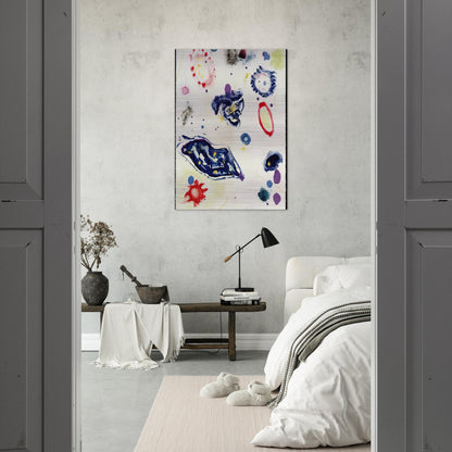 Untitled #1 - Sam Francis Brushed Aluminum Print - 70x100 cm / 28x40 inches | Sam Francis Aluminum Print | Sam Francis Prints