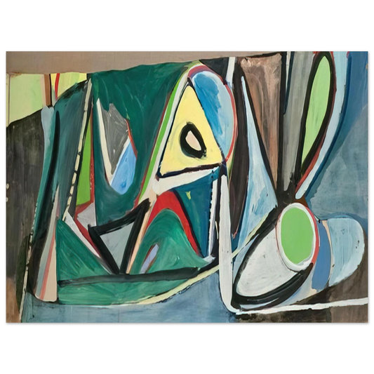 Bram van Velde - Montrouge - 1948  75x100 cm / 30x40inches Fine Art Poster